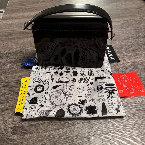 Kara NY Pinch Tortoise Bag - Picture 5 of 7